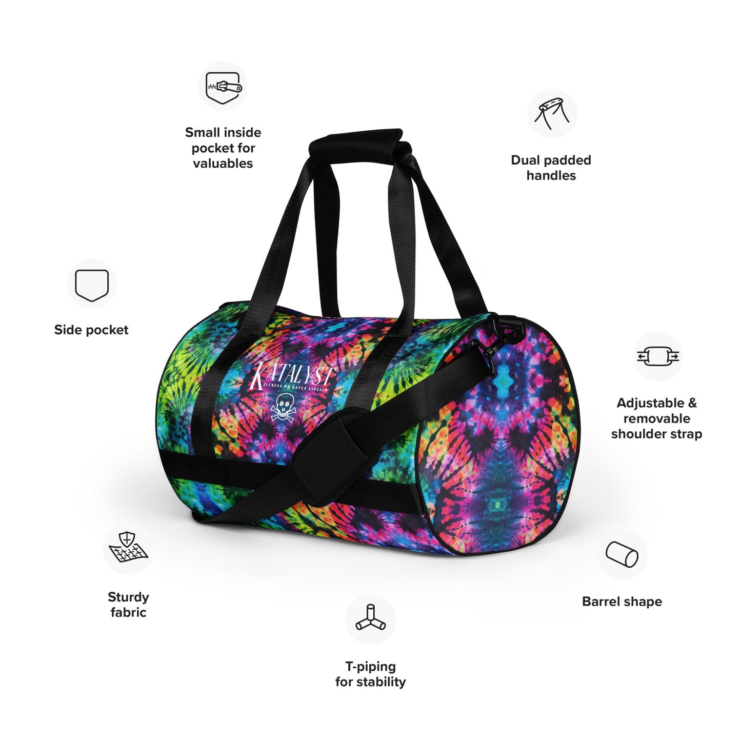 Tie Dye Gym Bag