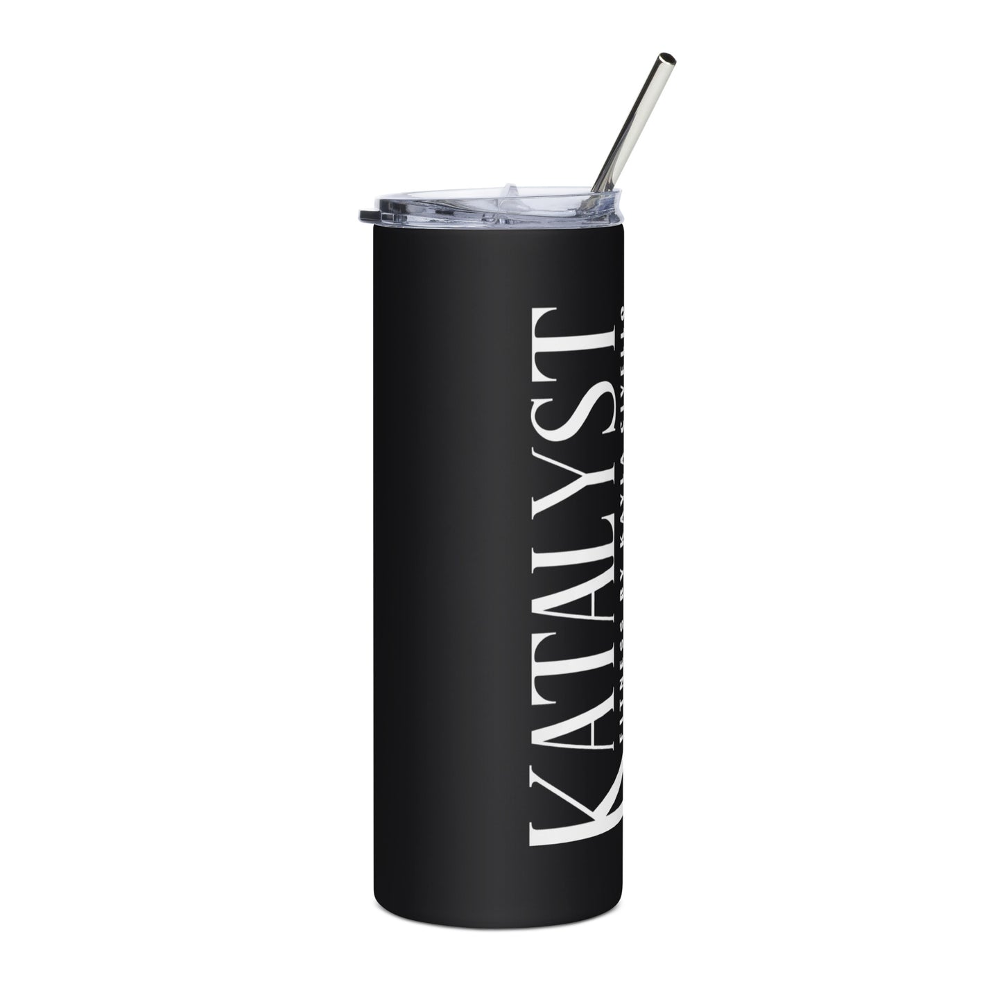 Black stainless steel tumbler