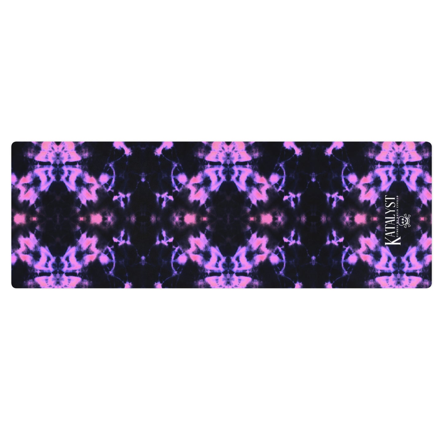 Tie dye yoga mat